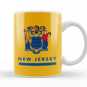 Baskı Dükkanı New Jersey State Flag Kupa
