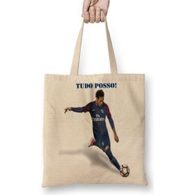 Baskı Dükkanı Neymar Jr Tudo Posso Bez Çanta