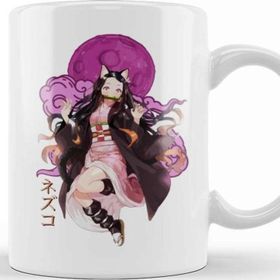 Baskı Dükkanı Nezuko Neko Demon Kupa