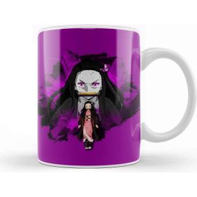 Baskı Dükkanı Nezuko Purple Night Kupa