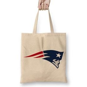 Baskı Dükkanı Nfl New England Patriots Bez Çanta