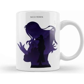 Baskı Dükkanı Nico Robin One Piece In Silhouette Kupa