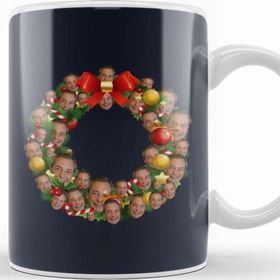 Baskı Dükkanı Nigel Farage Ukıp Multiface Christmas Wreath Kupa