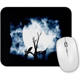 Baskı Dükkanı Night Crow Mouse Pad