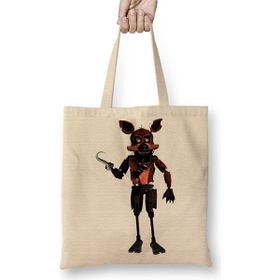Baskı Dükkanı Nightmare Foxy Bez Kadın Günlük Çanta