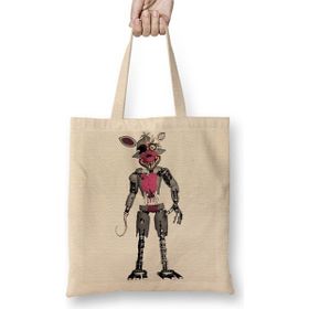 Baskı Dükkanı Nightmare Foxy Bez Kadın Günlük Çanta