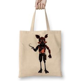 Baskı Dükkanı Nightmare Foxy Bez Kadın Günlük Çanta
