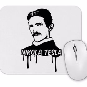 Baskı Dükkanı Nikola Tesla Electric Eyes Mouse Pad