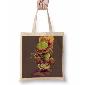 Baskı Dükkanı Ninja Turtle Ninja Kaplubağa Bez Kadın Günlük Çanta