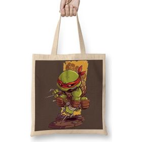 Baskı Dükkanı Ninja Turtle Ninja Kaplubağa Bez Kadın Günlük Çanta