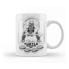 Baskı Dükkanı Ninja Turtles Slash's Turtle Burgers Bw Kupa