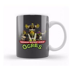 Baskı Dükkanı Ninja Turtles Teenage Mutant Ninja Ogres Kupa