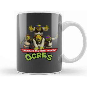 Baskı Dükkanı Ninja Turtles Teenage Mutant Ninja Ogres Kupa