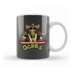 Baskı Dükkanı Ninja Turtles Teenage Mutant Ninja Ogres Kupa