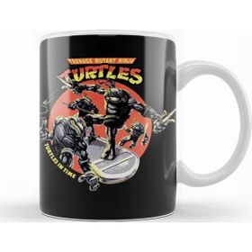 Baskı Dükkanı Ninja Turtles Turtle Power Porselen Kupa