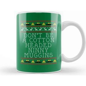 Baskı Dükkanı Ninny Muggins Elf Quote Christmas Knit Kupa