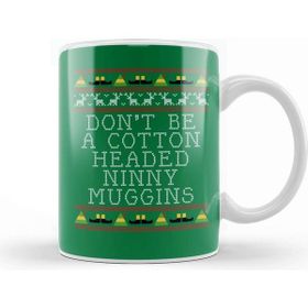 Baskı Dükkanı Ninny Muggins Elf Quote Christmas Knit Kupa