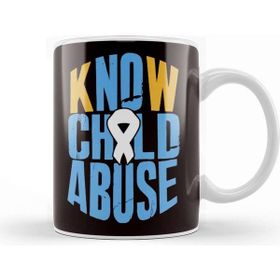Baskı Dükkanı No Child Abuse Prevention Awareness Month April Blue Ribbon Kupa