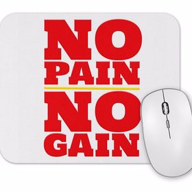 Baskı Dükkanı No Pain No Gain Mouse Pad