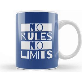 Baskı Dükkanı No Rules No Limits Slogan Kupa
