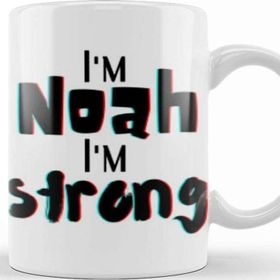 Baskı Dükkanı Noah Name Custom Design Gift Baby Gift For Him Kupa