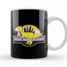 Baskı Dükkanı Non Binosaurus Pride Dinosaur Kupa