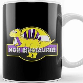 Baskı Dükkanı Non Binosaurus Pride Dinosaur Kupa