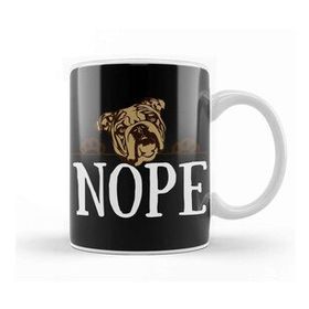 Baskı Dükkanı Nope Lazy English Bulldog Dog Lover Gift 01 Kupa