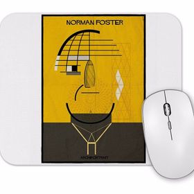 Baskı Dükkanı Norman Foster Madre Mouse Pad