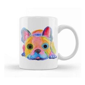Baskı Dükkanı Nosey French Bulldog Kupa