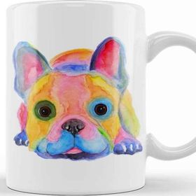Baskı Dükkanı Nosey French Bulldog Kupa