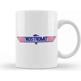 Baskı Dükkanı Nostromo Topgun Logo Alien Kupa Bardak
