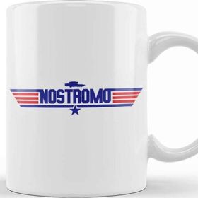 Baskı Dükkanı Nostromo Topgun Logo Alien Kupa Bardak