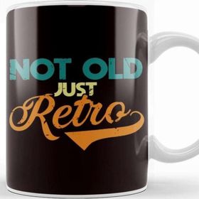 Baskı Dükkanı Not Old Just Retro Retired Grandpa Granddad Grandfather Dad Kupa