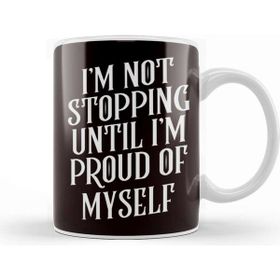 Baskı Dükkanı Not Stopping Until Proud Fitness Workout Bodybuilding Sports Kupa