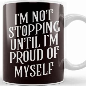 Baskı Dükkanı Not Stopping Until Proud Fitness Workout Bodybuilding Sports Kupa