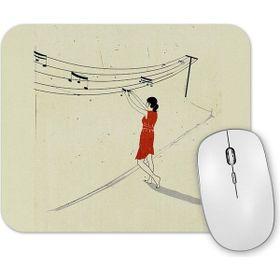 Baskı Dükkanı Nota Asan Kadın Mouse Pad