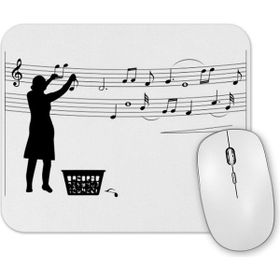 Baskı Dükkanı Notalı Müzik Notalar Komik Mouse Pad