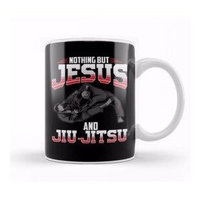 Baskı Dükkanı Nothing But Jesus And Jiu Jitsu Mixed Martial Arts Kupa