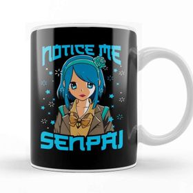 Baskı Dükkanı Notice Me Senpai Anime Girl Japanese Cute Manga Kupa