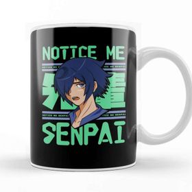 Baskı Dükkanı Notice Me Senpai Anime Japanese Cute Manga Kawaii Kupa