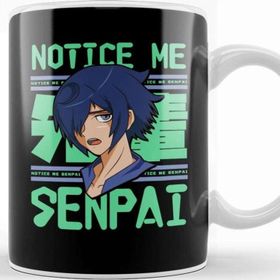 Baskı Dükkanı Notice Me Senpai Anime Japanese Cute Manga Kawaii Kupa