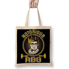 Baskı Dükkanı Notorious Rbg Ruth Bader Ginsburg Supreme Bez Kadın Günlük Çanta