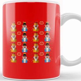 Baskı Dükkanı Nutcracker Christmas Nutcracker Pattern Kupa