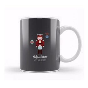Baskı Dükkanı Nutcracker Funny Christmas Kupa