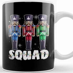 Baskı Dükkanı Nutcracker Squad Christmas Ballet Dance Matching Xmas Gift Kupa