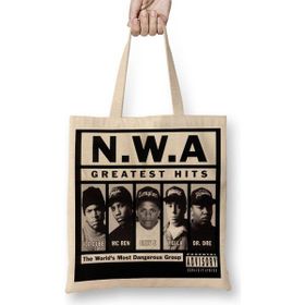 Baskı Dükkanı Nwa Greatest Hıts N666 Bez Çanta
