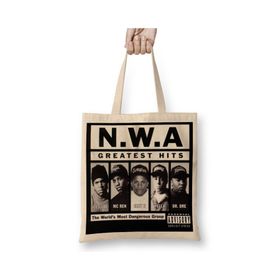 Baskı Dükkanı Nwa Greatest Hıts N666 Bez Çanta