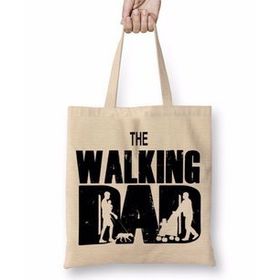 Baskı Dükkanı O Caminhar Do Pai the Walkıng Dad Bez Çanta
