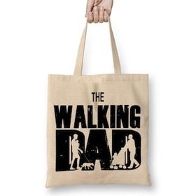 Baskı Dükkanı O Caminhar Do Pai the Walkıng Dad Bez Çanta
